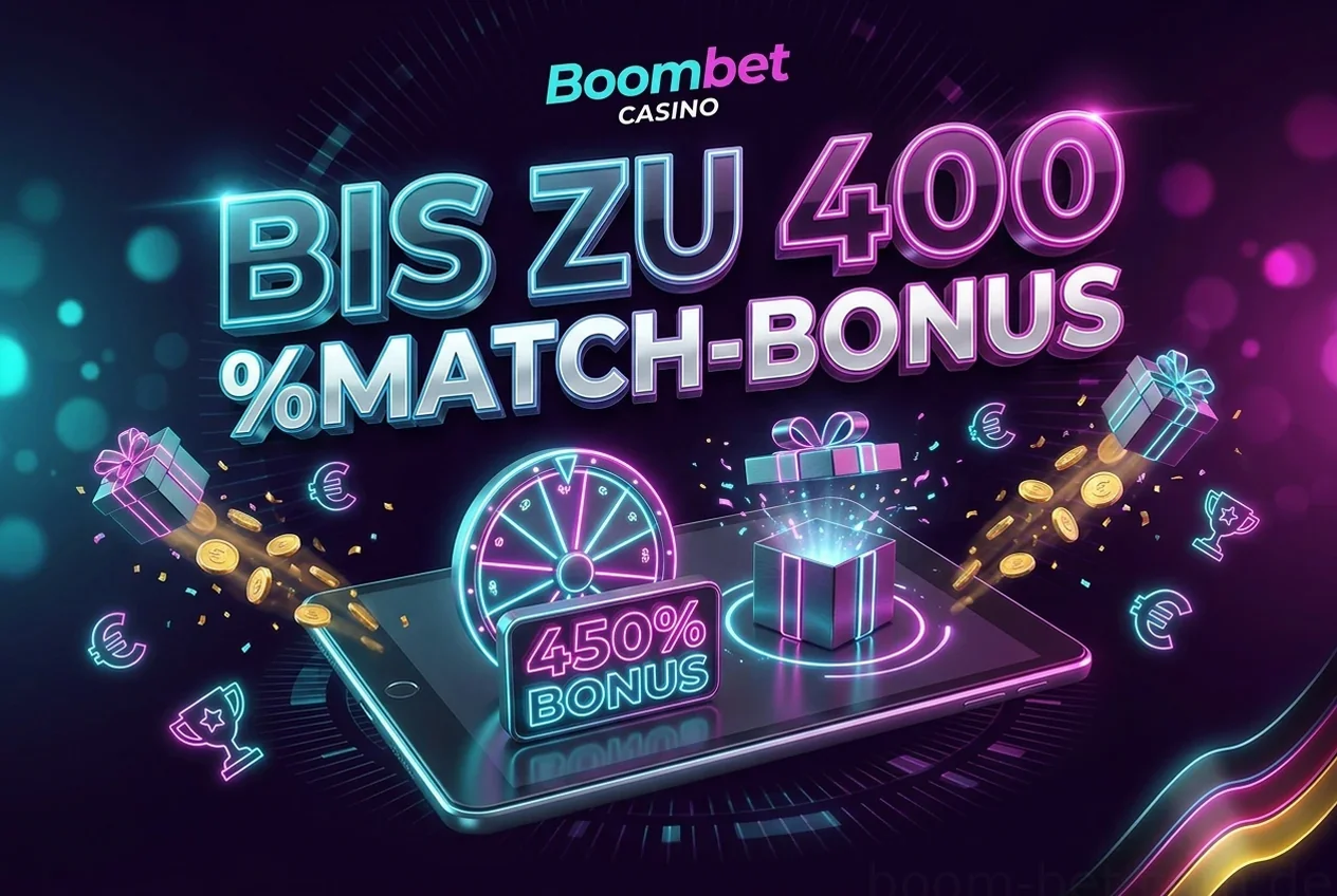 BIS ZU 400 %MATCH-BONUS